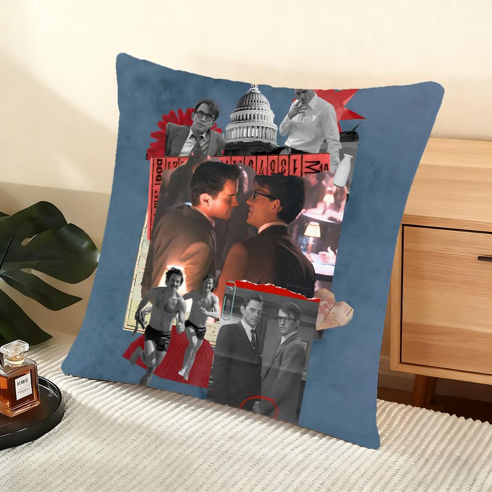 

Fellow Travelers Cushion Cover Silky Short Plush Home Sofa Cushion Cover - Invisible Zipper Home Decoration 12x12Inch