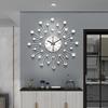 Diamond Beaded Crystals Jeweled Wall Clock For Living Room Decoration Gifts