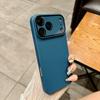 Luxury Solid Color Frosted Hard PC Glass Lens Protection Phone Case for iPhone 17 Pro Max 15 14 13 12 11 16 Pro Max Back Cover