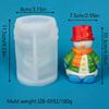 Xiaomi Christmas Snowman Santa Claus Silicone Candle Mold Soap Aromatherapy Wax Gypsum Craft Resin Mold Christmas Gift Party Decor450000