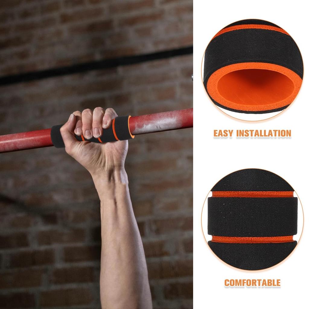 TENDYCOCO Pull-up Bar Grip Replacement Foam Sponge 3-Pack, 11cm Length, Anti-Slip, for Chin-up Stands, Hanging Exercisers, Handle Covers, Protection,