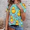 Fashion Women Retro Animal Patterns Print T Shirt Funny Casual O-neck Short Sleeves T-shirt Summer Female Tee Shirt