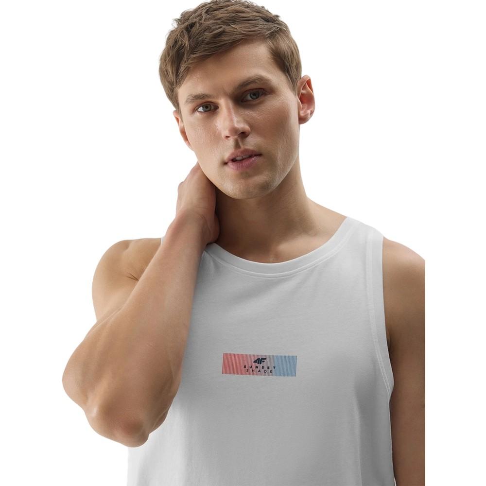 4F Mens Logo Vest Top