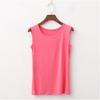 Modal Summer Plus Size Wide Shoulder Tank Top for Women 200 Lbs Sleeveless Middle-Aged