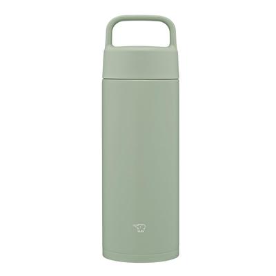 Zojirushi Mahobin Stainless Steel Mug Water Bottle 500ml Handle Type Dishwasher Safe Seamless Only 2 Care Points Green SM-RS50-GA