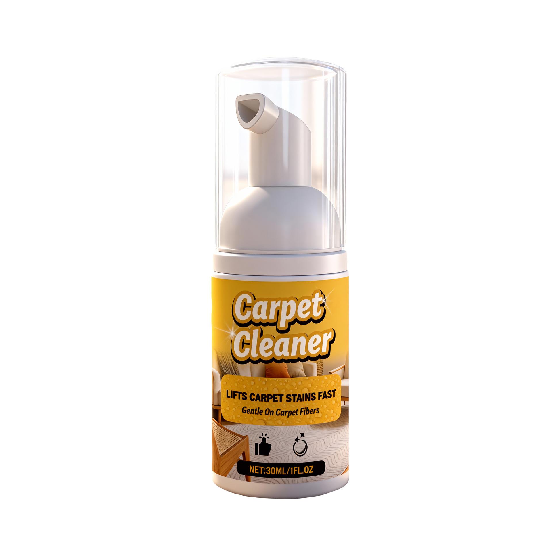 

Fabric Carpet Foam Cleaner, A Gentle, Clean And Convenient Cleaning Agent For Home Carpet Stain Removal 30ml one size