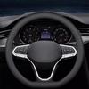 For VW Volkswagen Nivus D Type Steering Wheel Cover Nonslip Comfortable Four Seasons Car Steering Covers Interior Accessories