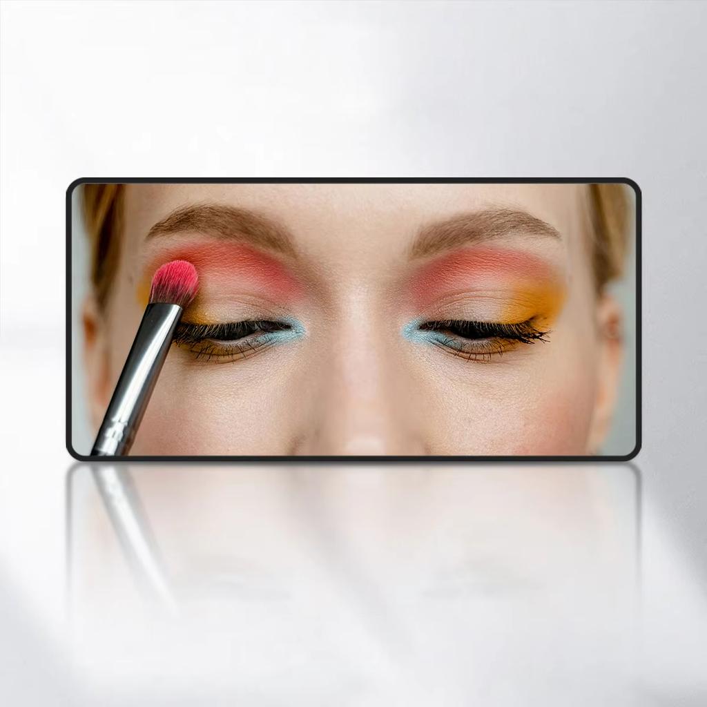 Ultrathin Car Mirror for Sun Visor Large Screen Portable Makeup Mirror HD Vanity Mirror for Truck SUV Interior Rear View Mirror