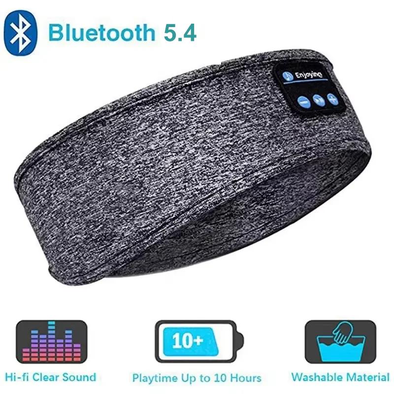 Sleep Headphones Bluetooth 5.4 Headband, Wireless Earphones Music Sleep Earbuds Sleeping Eye Mask with HD Stereo Speakers for Workout Running Travel