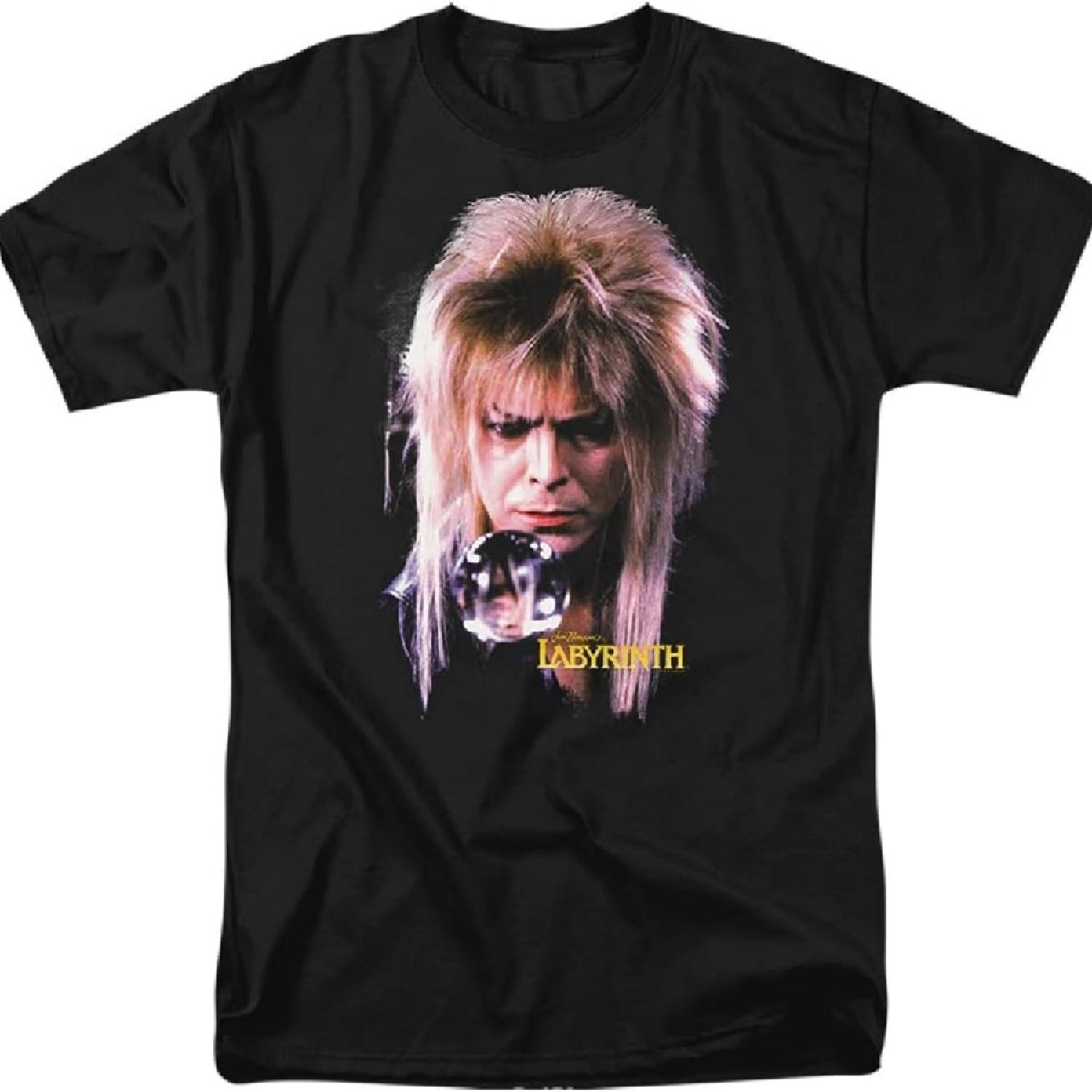 

Labyrinth Goblin King Unisex Adult T Shirt XXXXXL чорний