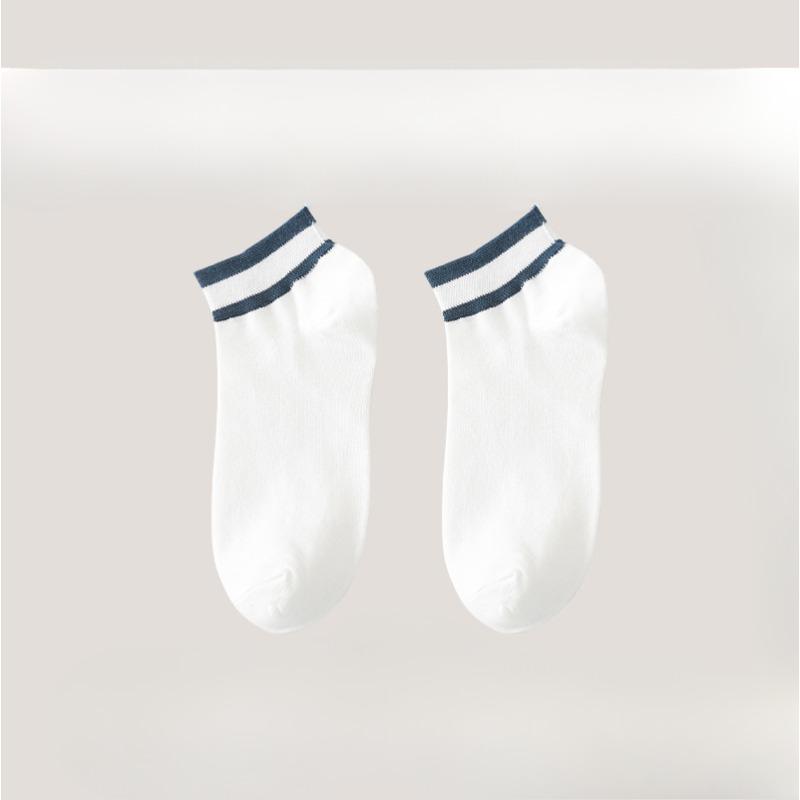 Pure Cotton Short Socks for Men, Boat Socks, Summer Invisible Anti-drop and All-cotton Anti-odor Thin Men's Shallow Socks