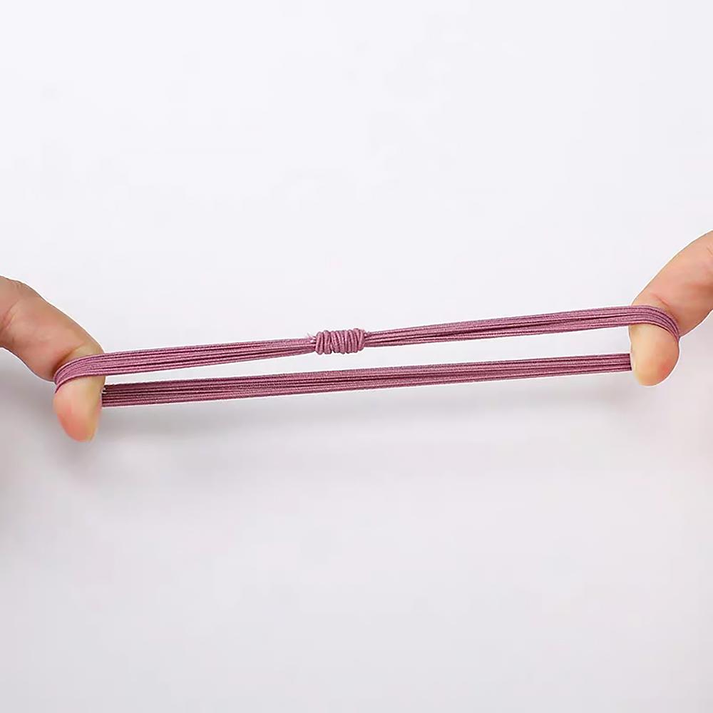 10pcs Simple Multi Loop Hair Bands Women Basic Solid Color Rubber Band Hair Accessories Headband Holder Scrunchies Gift for Girl