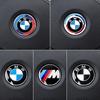 BBKI7 Auto Steering Wheel Center Aluminum Alloy Badge Logo Sticker For BMW M Emblem E46 E36 E34 F10 E90 F30 E60 F30 E53 E30 E92 E87