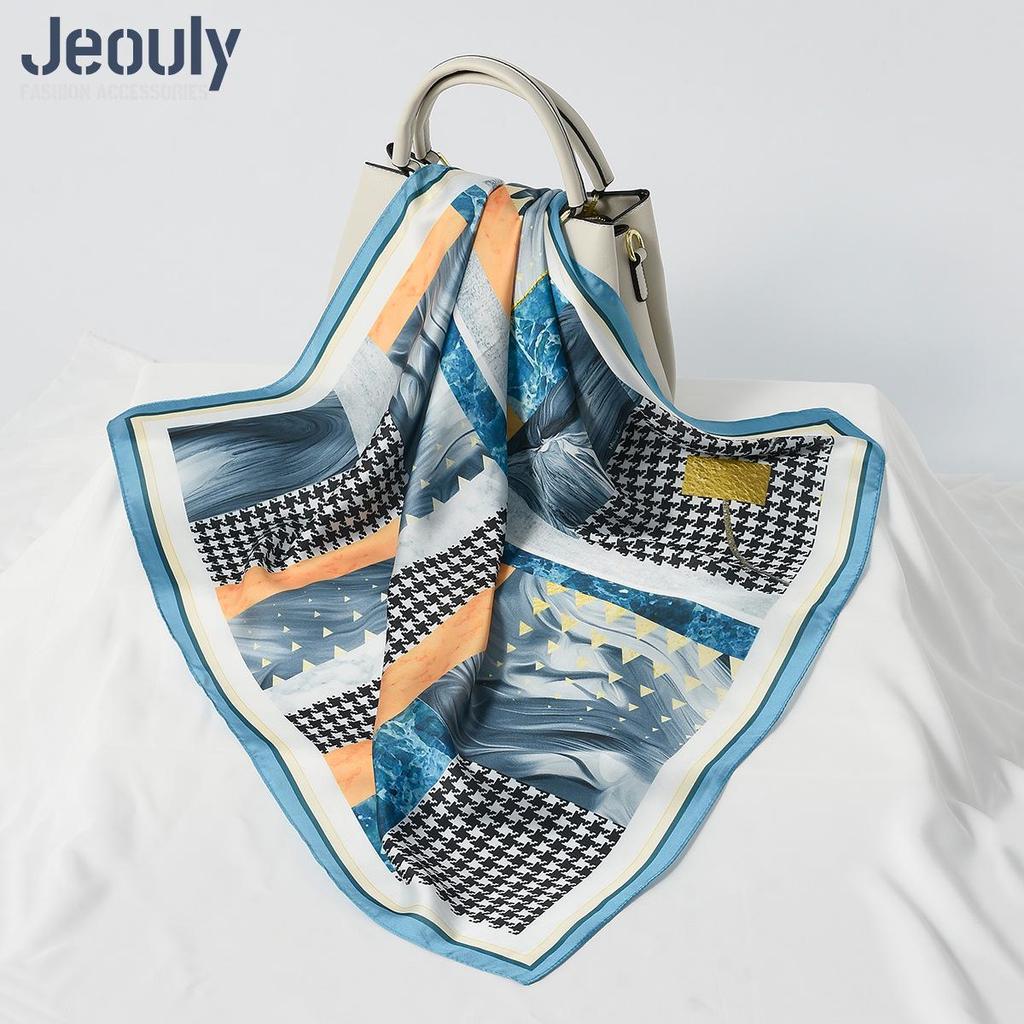 Cross-Border 70cm Silk Cashew Print Scarf - Autumn/Winter Women's Fashion Headscarf