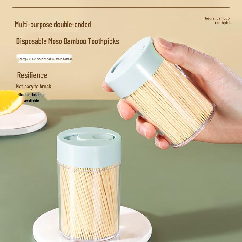 Fangcao Di Disposable Double-Ended Bamboo Toothpicks