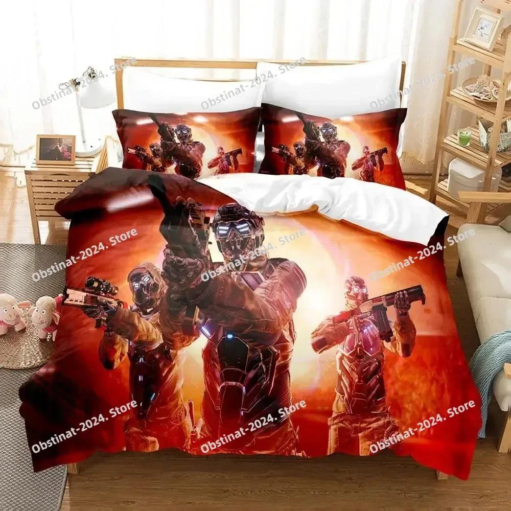 3d Anime Game Warface Breakout Bedding Set Printed Bed Set With Pillowcase Duvet Cover Soft Single Double Queen Super King Size