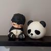 Hirono Ono Panda Card Hanger: Trendy Desktop Ornament Figure Blind Box Gift