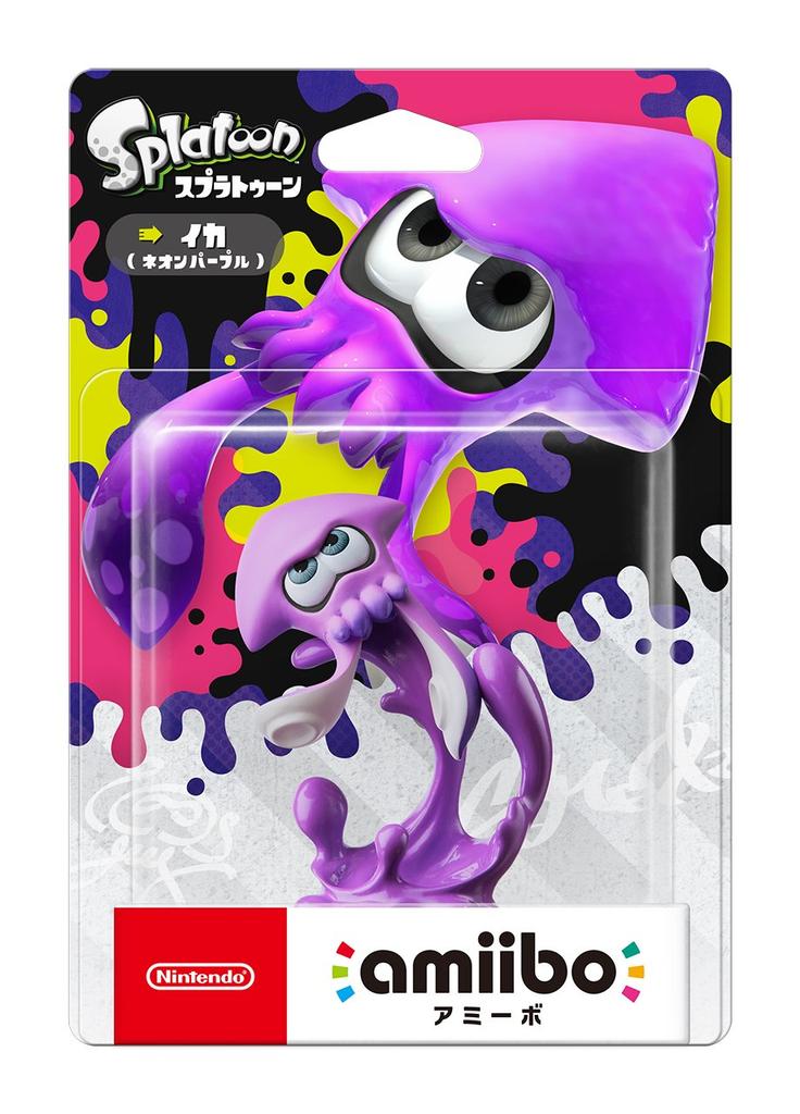 Amiibo Tintenfisch [neonlila] (Splatoon-Serie)