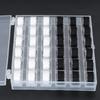 36pcs Size A Bobbins Box Set White And Black Plastic Bobbin Case  For Sewing Machines