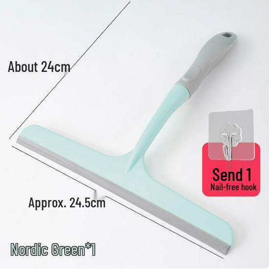 Silicone Glass Cleaning Squeegee for Mirrors and Countertops