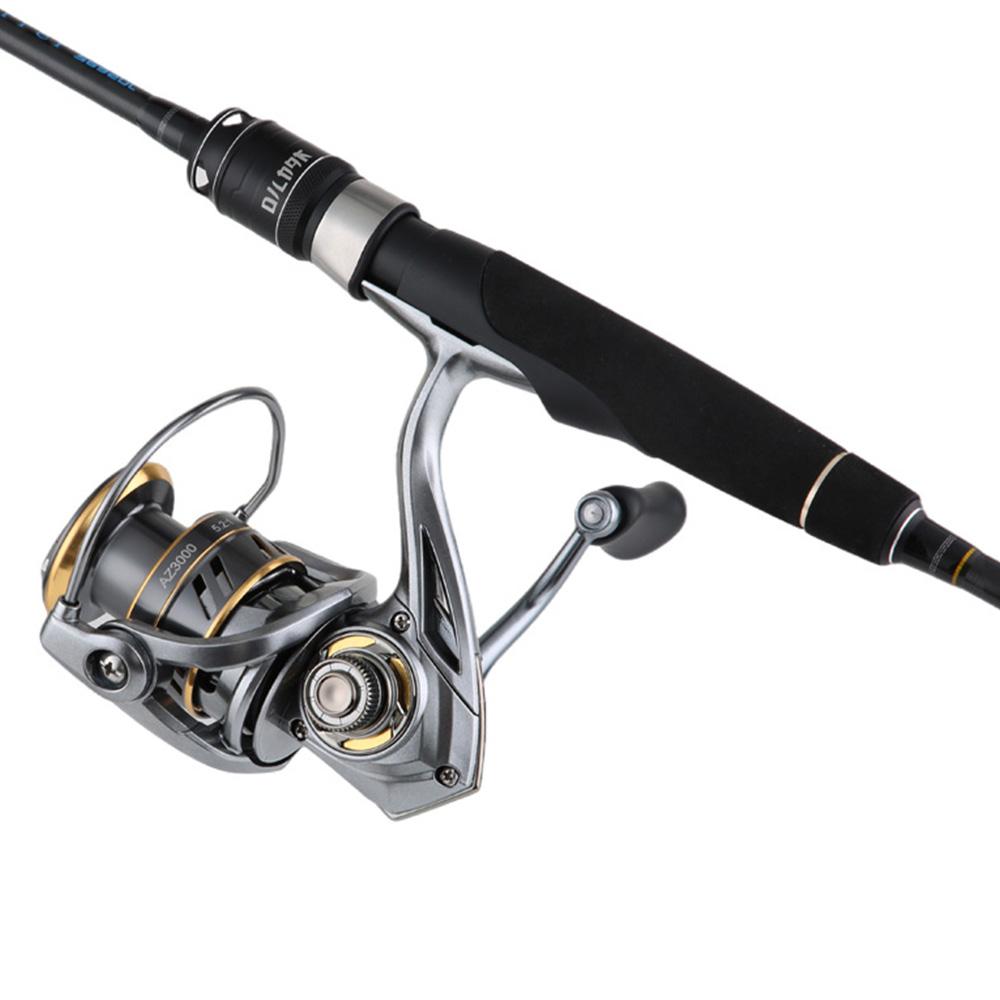 5+1BB Spinnrolle 5.2:1 Angelrolle mit Metallspule, austauschbarem linken und rechten Griff.