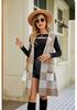 Autumn Winter Sleeveless Knit Vest with Suit Collar