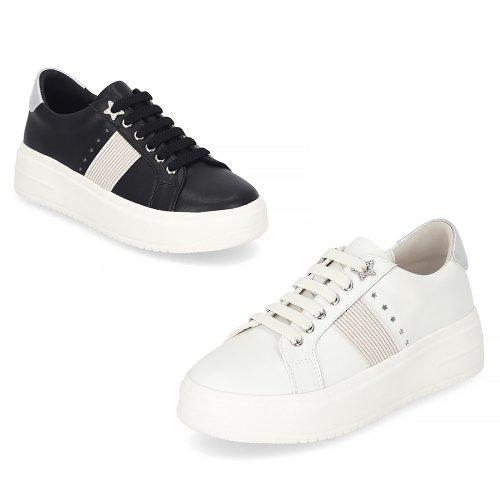 [ELCANTO] Matsu Women s Platform Elastic Sneakers LCWS38M339 White-225