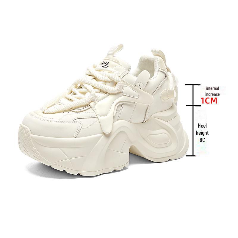 Women's 2024 Spring Height-Enhancing Thick-Soled Sneakers