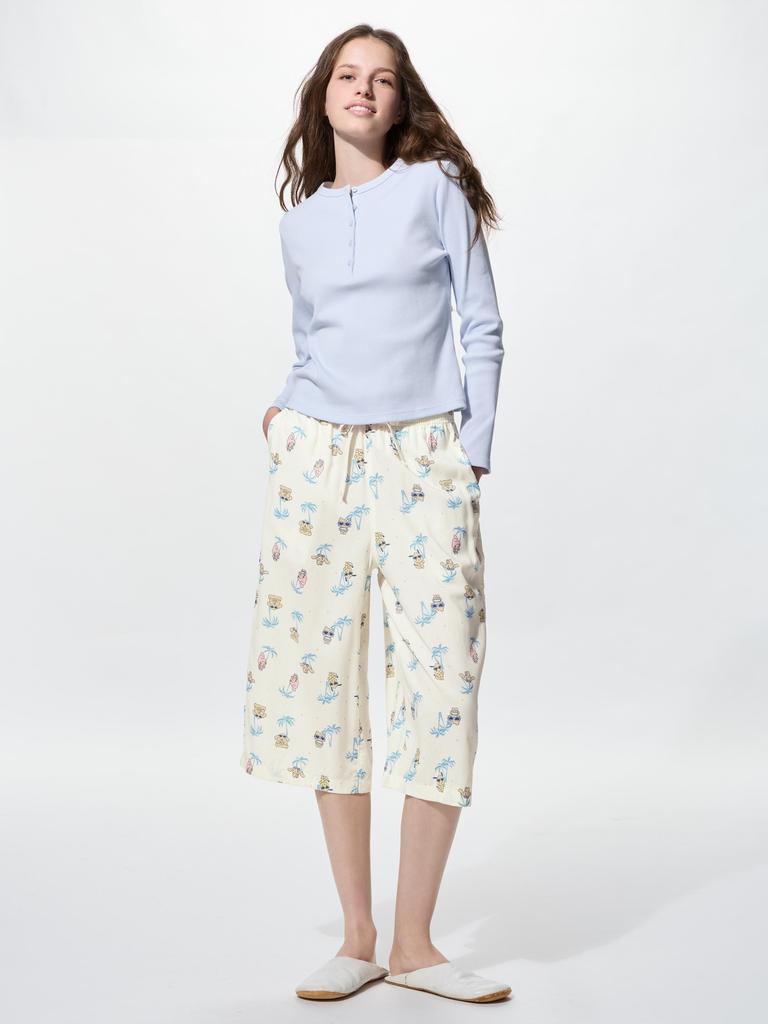 UNIQLO 485615 Women Sanrio Characters RELACO Lounge Pants Pajama Bottoms Japan