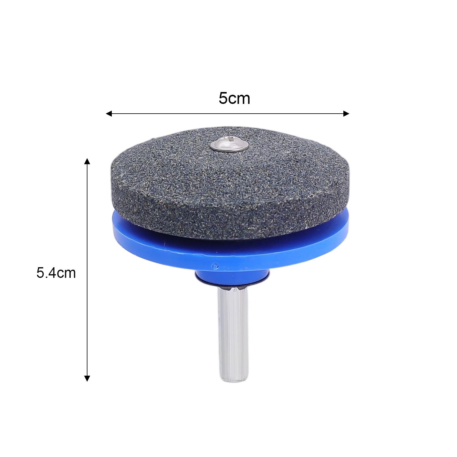 

5/1PCS Electric Lawn Mower Knife Sharpening Stone Wind Power Sharpener Wear-resistant Grinding Head Whetstone Sander Garden Tool (Light blue,1PCS) світло-синій колір