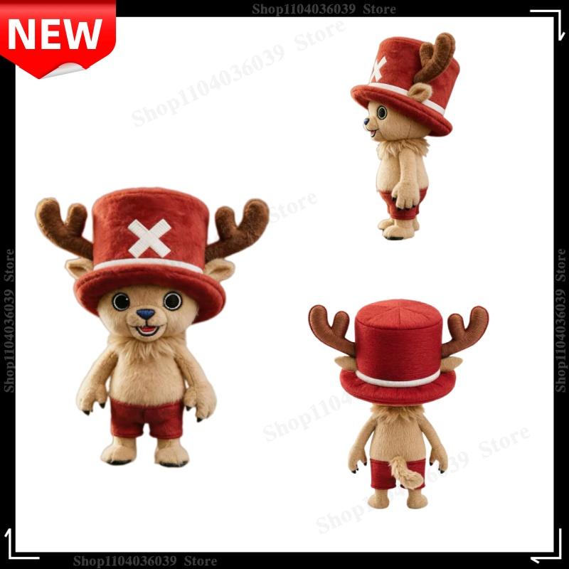 In Stock New Anime One Piece Chopper Plush Doll Cute Ship Doctor Deer With Pink Hat Anime Peripherals Toy Birthday Gift
