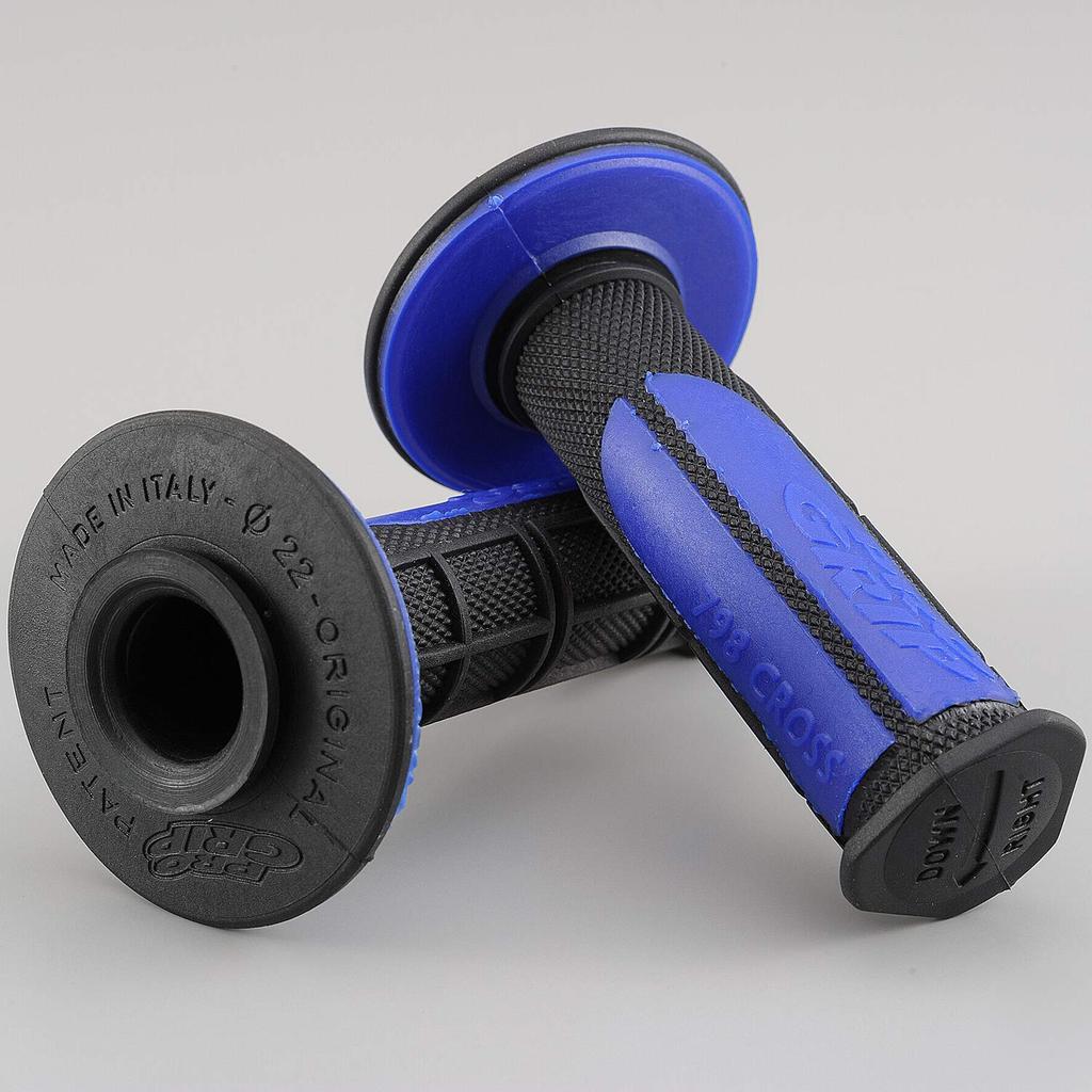Daytona PROGRIP 798 Type Motorcycle for Handlebar Diameter 98145 Grips, 115mm, Vibration-Resistant Gel, Non-Through End, 22.2mm (Off-Road),