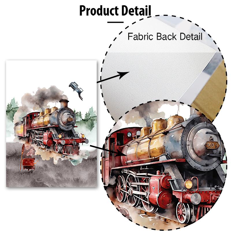 Постер в винтажном стиле H-Hogwarts, вдохновленный волшебником, сова, волшебная школа, замок, поезд, холст, настенное искусство для детской, декор для дома