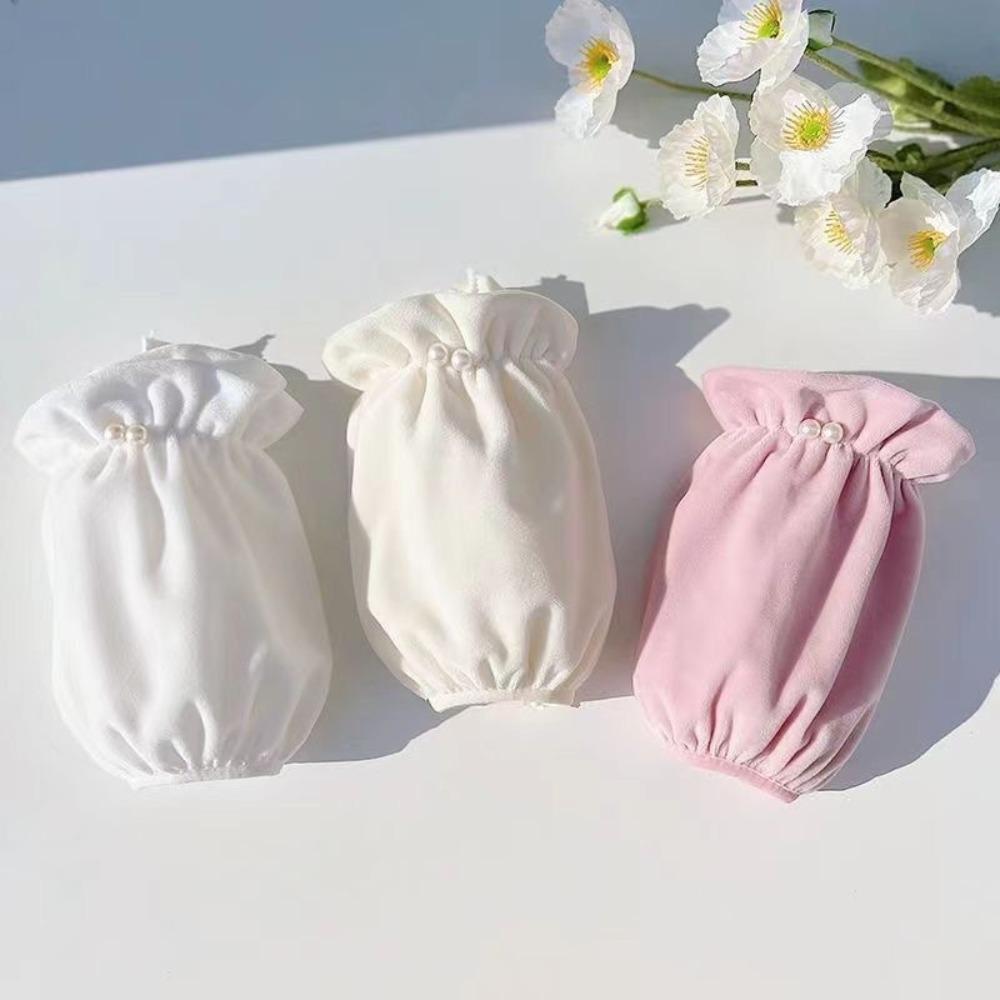 Fashion Anti-fouling Sleeve Cover Solid Color Anti Dirt Hand Sleeves Dirty Resistant Elastic Band Sleeve Protector Winter