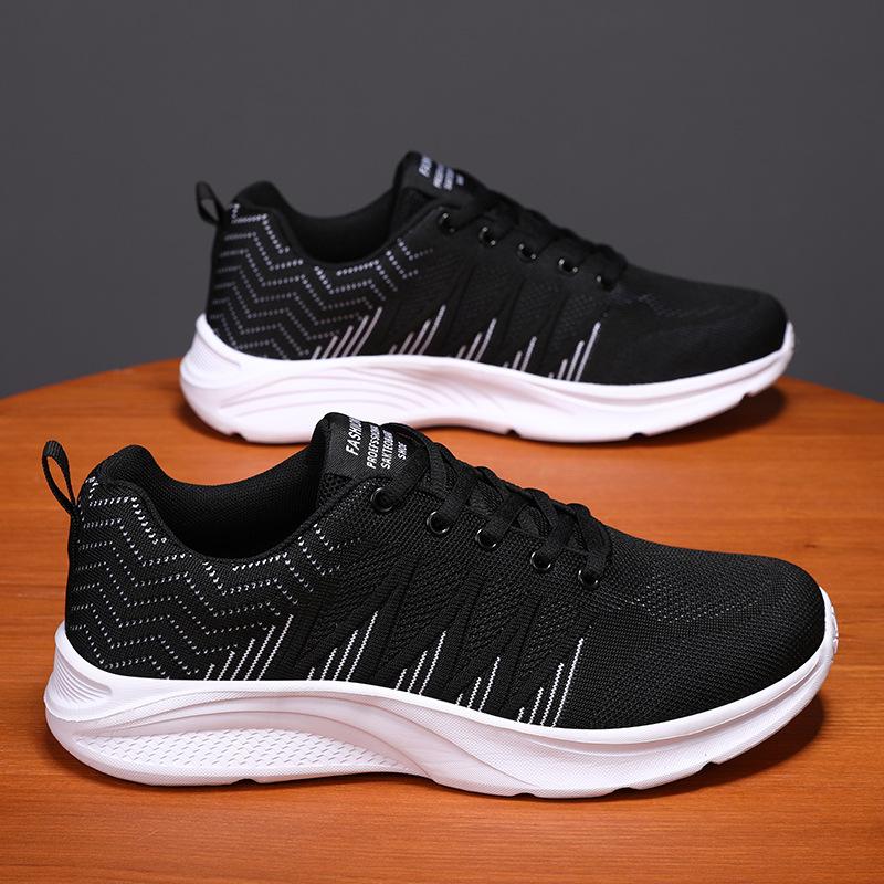 Sneakers spring new running shoes mesh breathable thick sole lightweight non-slip shoes casual shoes