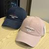 Korean Style Big Letters American Embroidery Retro Baseball Cap Baseball Cap Versatile Soft Top Face Display New Peaked Cap