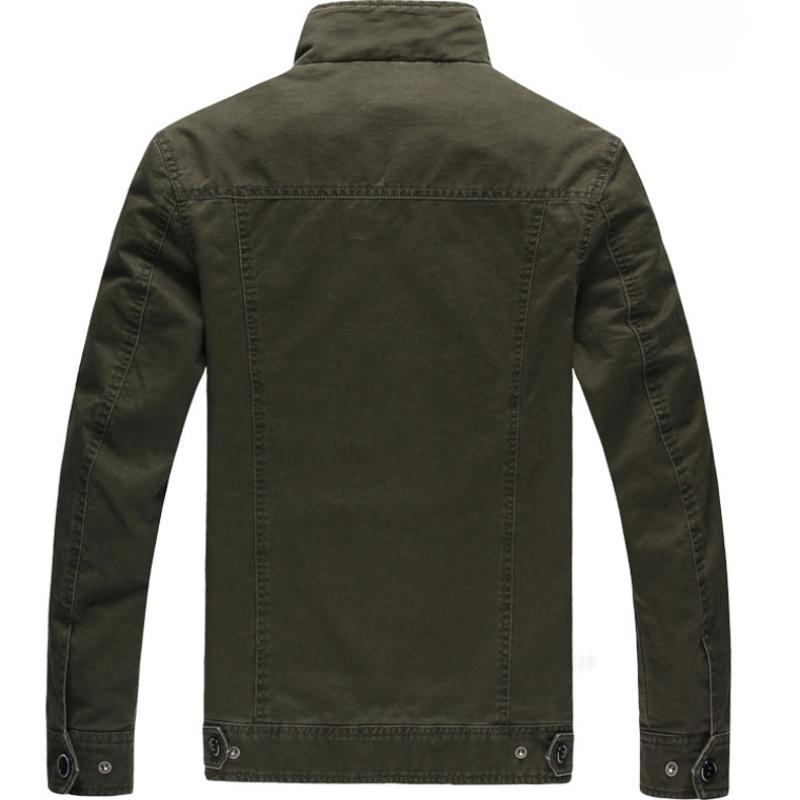 Chaquetas Cargo Casuales de Primavera y Otoño para Hombre Abrigo Chaqueta Hombre Talla Grande S-6XL Chaqueta Holgada para Exteriores