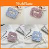 Plush Leopard Print Menstrual Pad Storage Pouch With Compact Design For Daily Use