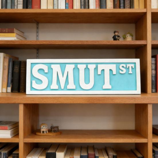 Bookshelf Street Sign Library Sign Reading Corner Decoration 3D Printed Bookshelf Accessories Men Women Book Lovers Gifts