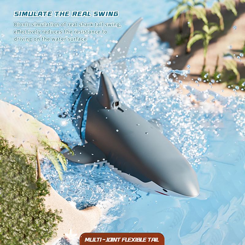 2.4G Remote Control Shark Toy With 4K Hd Camera Smart Rc Shark Whale Spray Water Toy Remote Controlled Boat Ship Submarine Robot