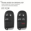 Silikon Auto Schlüsselabdeckung Hülle Für Fiat Dodge Ram Charger Journey Durango Jeep Grand Cherokee Chrysler Schlüsselloser Schlüsselanhänger Halter