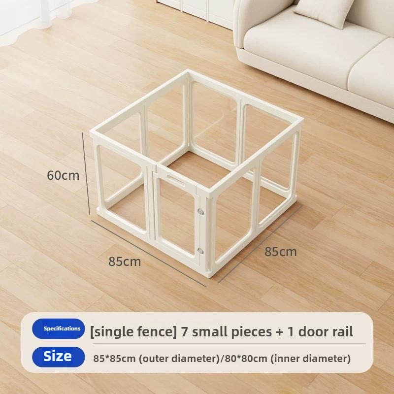 Acrylic Dog Fence Kennel Pet Indoor Isolation Dog Fence Safety Protection Anti-Jailbreak Large Dog Cage Pet House Products