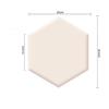 1PC Hexagon Adhesive Bed Headboard Nordic Style Room Decor Head Board Wall Panel