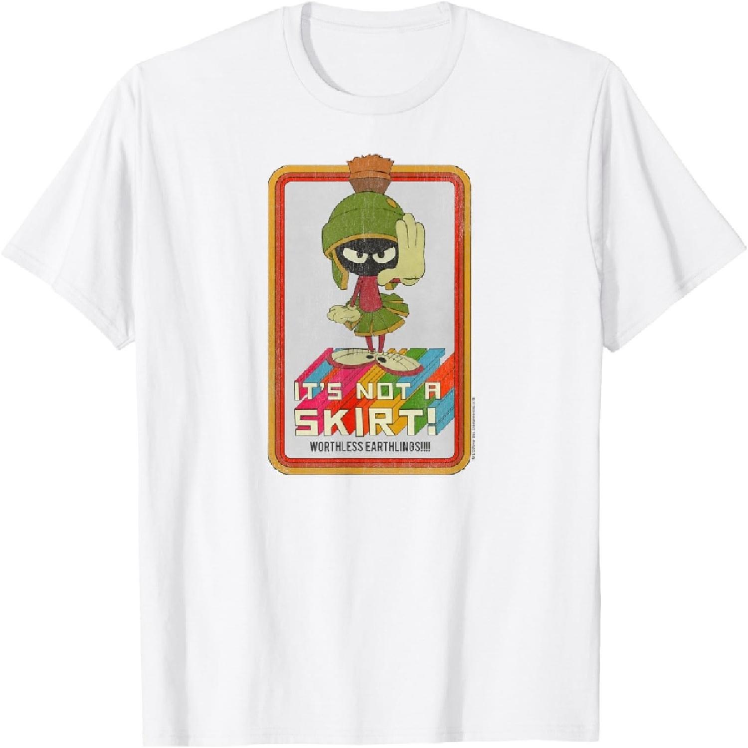 Looney Tunes Marvin the Martian Not a Skirt T-Shirt S