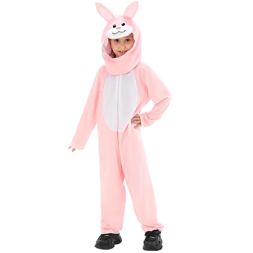 Ostern Kinder Tier Hase Kaninchen Rollenspiel Kindergarten Bühnenauftritt Kostüm für Jungen Mädchen Halloween Party Verkleidung