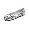 Square head single shoes women's rhinestones with skirts Gentle shallow mouth women