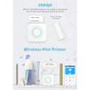 Pocket Thermal Printer Portable Mini Wirelessly BT Connect 200dpi Photo Label Memo List Printing Wireless Printer Clearly
