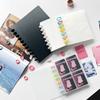 4/9Grids Kpop Photocard Binder Large Capacity Photo Album Idol Cards Storage Book Photo Protector Cover Binder With 20 Pages Set