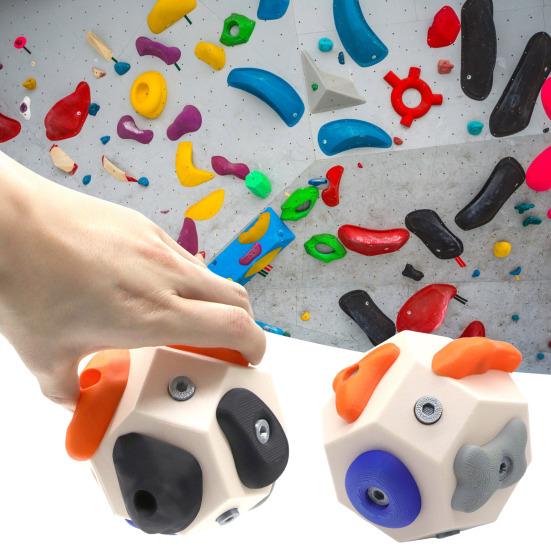 Handcrafted Boulder Block Finger Strength Precision Building 3D Rock Climbing Training Ball Climbing Simulation Boulder Rock Climbers Gift