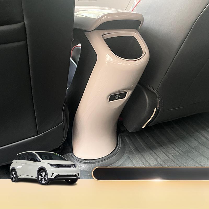 For BYD Dolphins Armrest Box Cover Sticker ABS Interior Decoration Center Console Rear Anti Kick Protective Sleeve Accessories